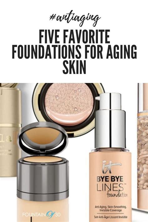 anti aging foundation without sunscreen.